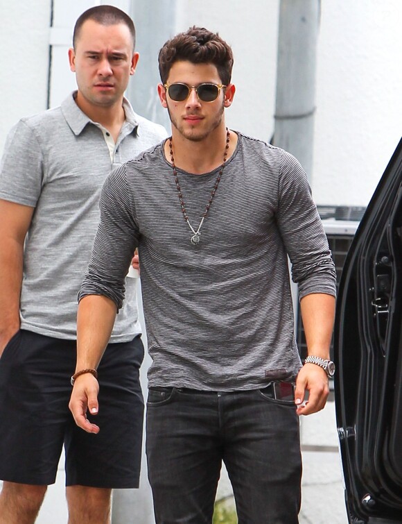 Nick Jonas à Palm Beach, le 2 août 2013.