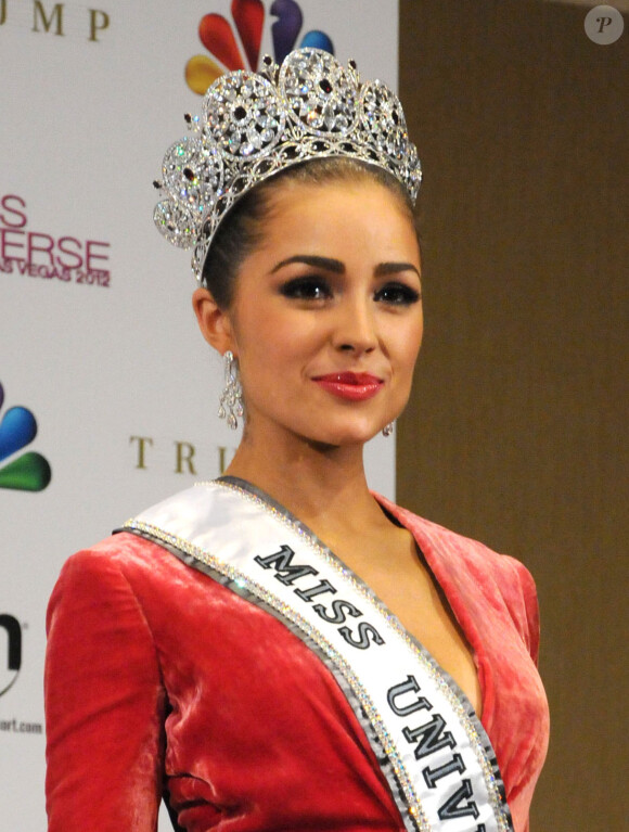 Olivia Culpo, élue Miss Univers 2012, à Las Vegas, le 19 décembre 2012.