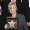 Jane Lynch a reçu son étoile sur le Walk of Fame d'Hollywood. Mercredi 4 septembre à Los Angeles.