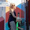 Gwen Stefani, enceinte, emmène son fils Zuma à l'école à Los Angeles, le 4 septembre 2013.