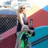 Gwen Stefani, enceinte, emmène son fils Zuma à l'école à Los Angeles, le 4 septembre 2013.