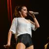 Selena Gomez se produit sur la scène du Zénith de Paris, pour son Stars Dance Tour 2013, le jeudi 5 septembre 2013.