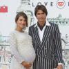 Margherita Missoni et Eugenio Amos lors du Love Ball de Natalia Vodianova à Monaco. Le 27 juillet 2013.
