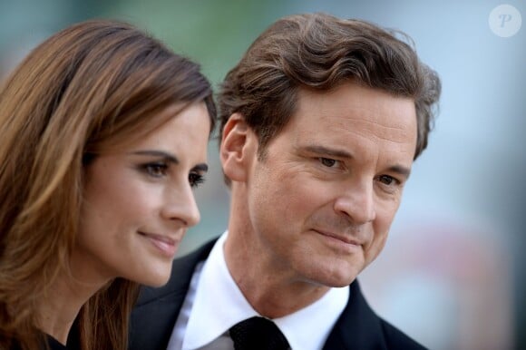 Colin Firth et sa femme Livia Giuggioli  à l'avant-première de 'The Railway Man', au festival du film de Toronto au Canada, le 6 septembre 2013.