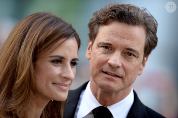 Colin Firth et sa femme Livia Giuggioli  à l'avant-première de 'The Railway Man', au festival du film de Toronto au Canada, le 6 septembre 2013.