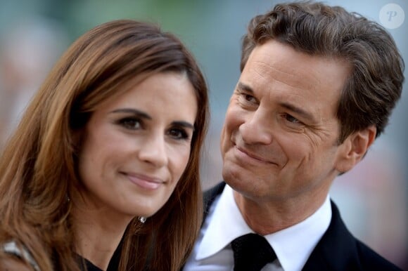 Colin Firth et sa femme Livia Giuggioli  à l'avant-première de 'The Railway Man', au festival du film de Toronto au Canada, le 6 septembre 2013.