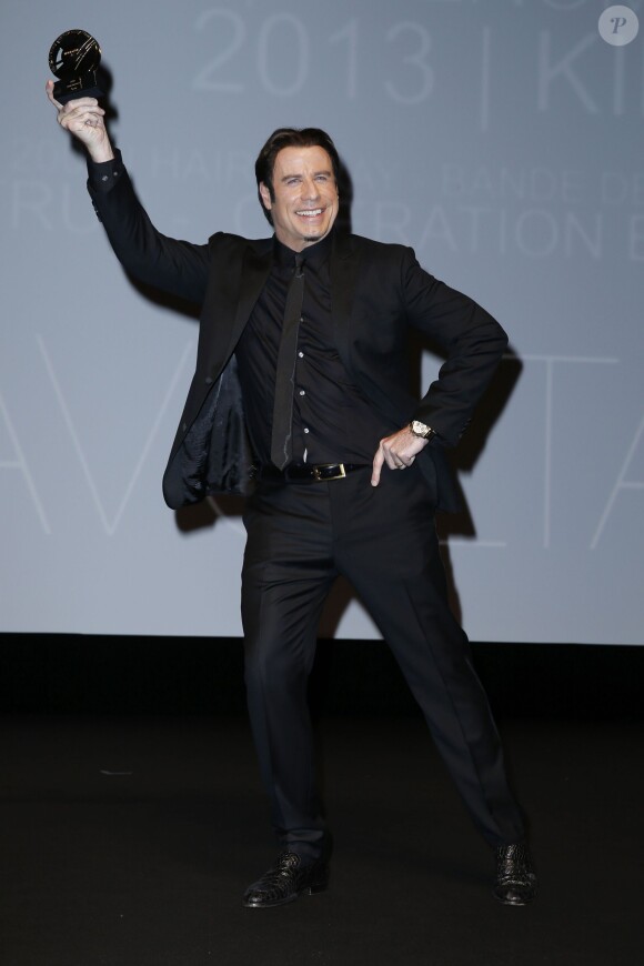 Hommage à John Travolta, dans le cadre du Festival du film américain de Deauville le 6 septembre 2013.
