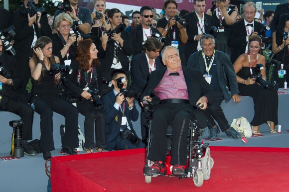 Bernardo Bertolucci lors de la cérémonie de clôture du festival de Venise, le 7 septembre 2013.