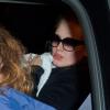 Adele à l'aéroport de Los Angeles, le 10 janvier 2013.

