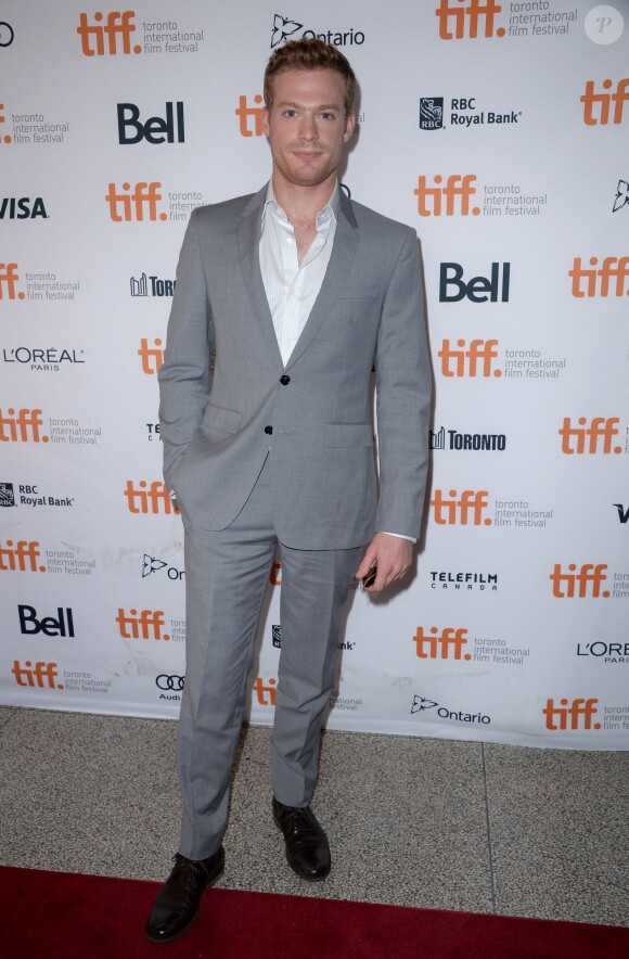 Sam Reid pour la présentation du film Belle le 8 septembre 2013 lors du Festival international du film de Toronto (TIFF) au Canada