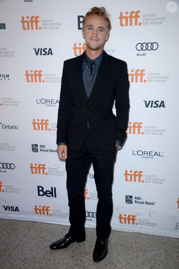 Tom Felton pour la présentation du film Belle le 8 septembre 2013 lors du Festival international du film de Toronto (TIFF) au Canada