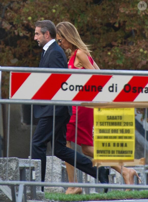 Jean Claude Blanc lors du mariage de l'ancien dirigeant du PSG Leonardo avec Anna Billo à Osnago en Italie, le 7 septembre 2013