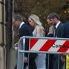 Andriy Chevtchenko et Paolo Maldini lors du mariage de l'ancien dirigeant du PSG Leonardo avec Anna Billo à Osnago en Italie, le 7 septembre 2013