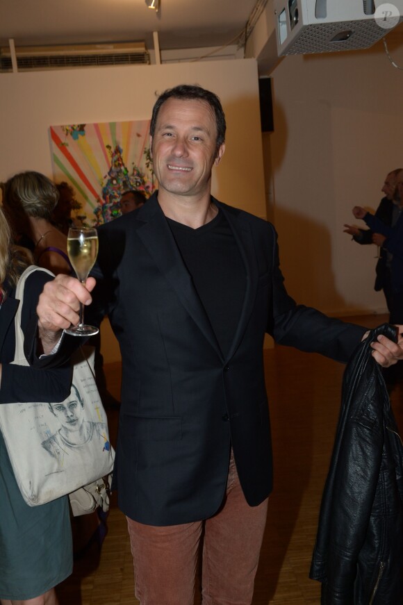 Claudio Lemmi lors du vernissage de l'exposition d'Alicia Paz à l'Institut Culturel du Mexique à Paris le 10 septembre 2013.