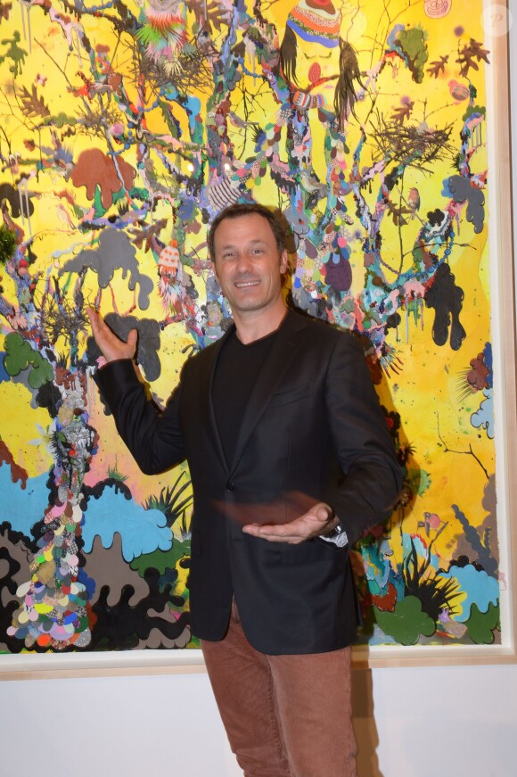 Claudio Lemmi lors du vernissage de l'exposition d'Alicia Paz à l'Institut Culturel du Mexique à Paris le 10 septembre 2013.