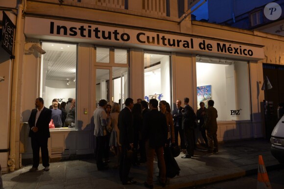 Vernissage de l'exposition d'Alicia Paz à l'Institut Culturel du Mexique à Paris le 10 septembre 2013.