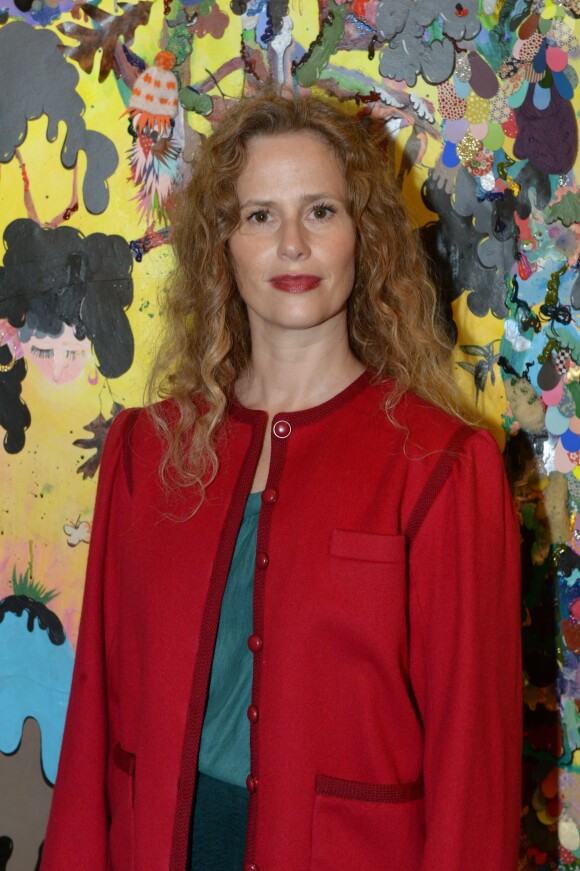 Florence Darel lors du vernissage de l'exposition d'Alicia Paz à l'Institut Culturel du Mexique à Paris le 10 septembre 2013.