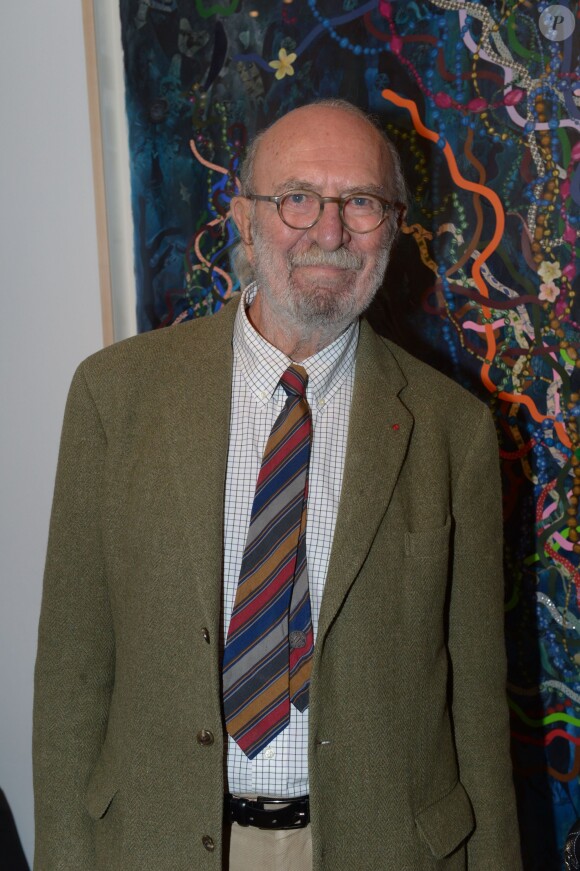 Jean-Pierre Marielle lors du vernissage de l'exposition d'Alicia Paz à l'Institut Culturel du Mexique à Paris le 10 septembre 2013.