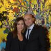 Marie-Ange Casalta et son mari Romuald Boulanger lors du vernissage de l'exposition d'Alicia Paz à l'Institut Culturel du Mexique à Paris le 10 septembre 2013 - Exclusif