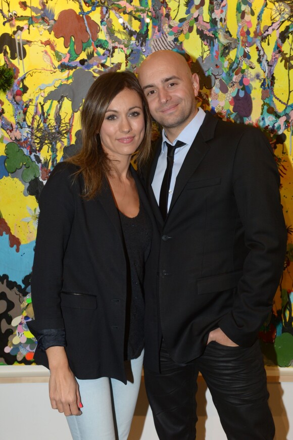 Marie-Ange Casalta et son mari Romuald Boulanger lors du vernissage de l'exposition d'Alicia Paz à l'Institut Culturel du Mexique à Paris le 10 septembre 2013 - Exclusif