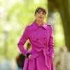 L'actrice Lea Michele tourne une scène de la 5e saison de Glee à New York, le 9 septembre 2013.