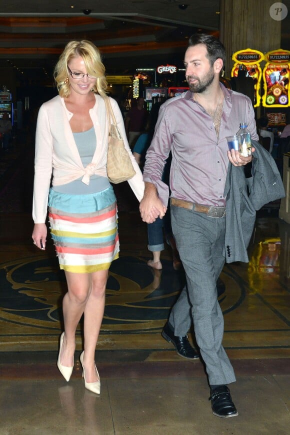 Katherine Heigl et son mari Josh Kelley à Las Vegas le 2 octobre 2012