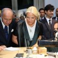  La princesse Mette-Marit de Norvège au Grand Palais à Paris le 11 septembre 2013 pour l'inauguration de la biennale d'arts créatifs, Révélations, en présence du ministre des Affaires Etrangères Laurent Fabius. 