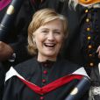 Hillary Clinton et Menzies Campbell à l'université de St. Andrews le 13 septembre 2013.