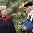 Hillary Clinton et le président honoraire de l'université de St. Andrews Menzies Campbell le 13 septembre 2013.
