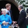 Prince Harry lors du mariage de Lady Laura Marsham et James Meade à Norfolk, le 14 septembre 2013.