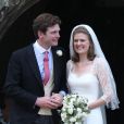 Lady Laura Marsham et James Meade se marient à Norfolk le 14 septembre 2013.