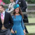 Pippa Middleton lors du mariage de Lady Laura Marsham et James Meade à Norfolk, le 14 septembre 2013.
