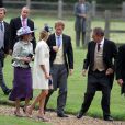 Prince Harry lors du mariage de Lady Laura Marsham et James Meade à Norfolk, le 14 septembre 2013.