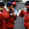  Le prince Harry et ses coéquipiers du Team Glenfiddich le 17 septembre 2013 dans les installations de MIRA Ltd. lors d'un entraînement de 24 heures pour leur expédition au Pôle Sud en fin d'année avec Walking with the Wounded. 