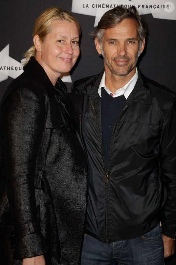 Paul Belmondo et Luana lors de la première du film "Moi et Toi" à la Cinémathèque française à Paris, le 16 septembre 2013.