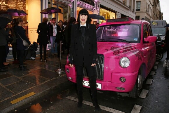 La créatrice de lingerie Chantal Thomass lors de la Vogue Fashion Night Out 2013. Paris, le 17 septembre 2013.