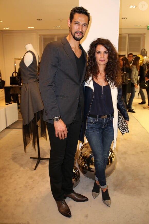 Stany Coppet et Barbara Cabrita lors de la Vogue Fashion Night Out 2013. Paris, le 17 septembre 2013.