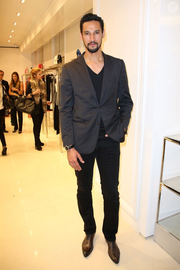 Stany Coppet lors de la Vogue Fashion Night Out 2013. Paris, le 17 septembre 2013.