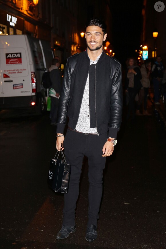 Julien de Secret Story 7 lors de la Vogue Fashion Night Out 2013. Paris, le 17 septembre 2013.