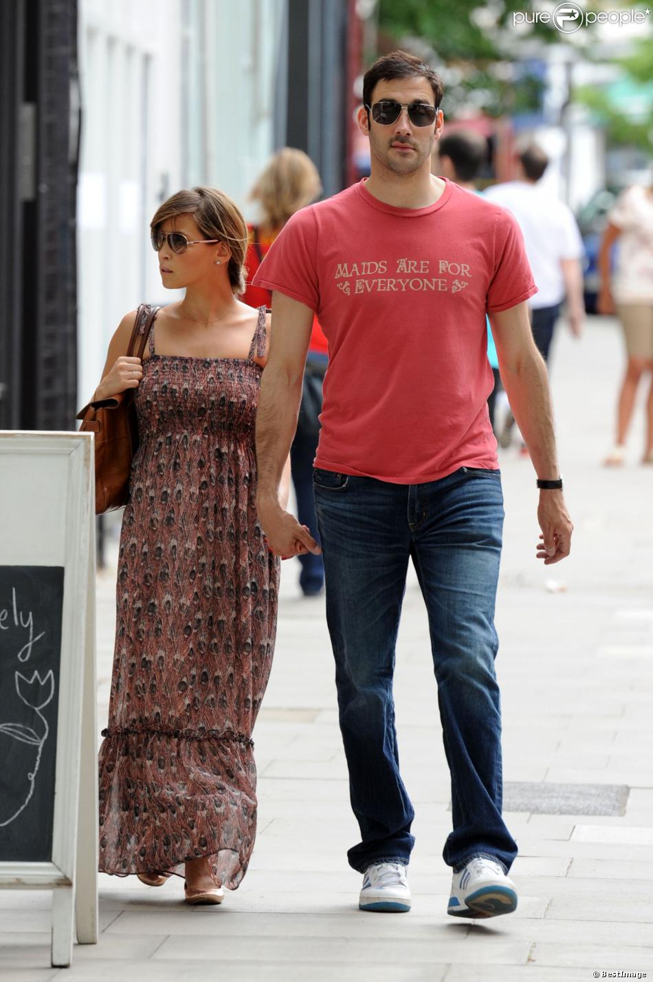 Rachel Stevens et Alex Bourne à Londres, en juillet 2010.