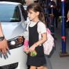 Katie Holmes et sa fille Suri Cruise se baladent à New York, le 20 septembre 2013.