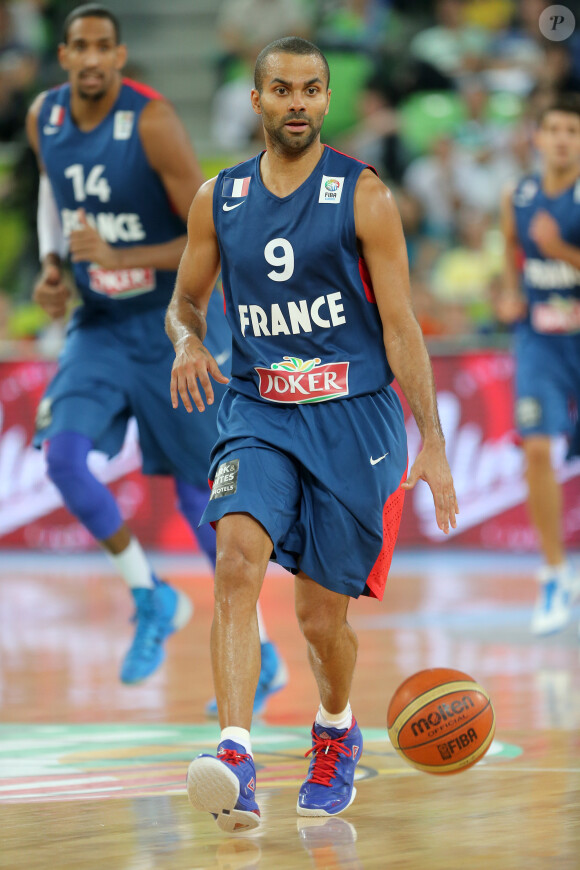 Tony Parker, lors de la demi-finale de l'EuroBasket à Ljubljana face à l'Espagne, le 20 septembre 2013