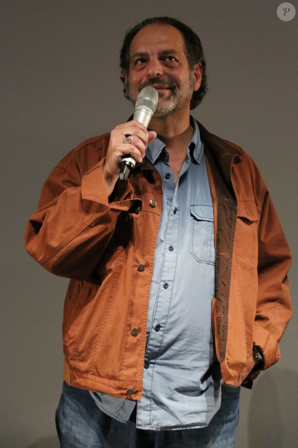 Denis Malleval présente le téléfilm "L'escalier de fer", au Forum de l'image à Paris le 23 septembre 2013