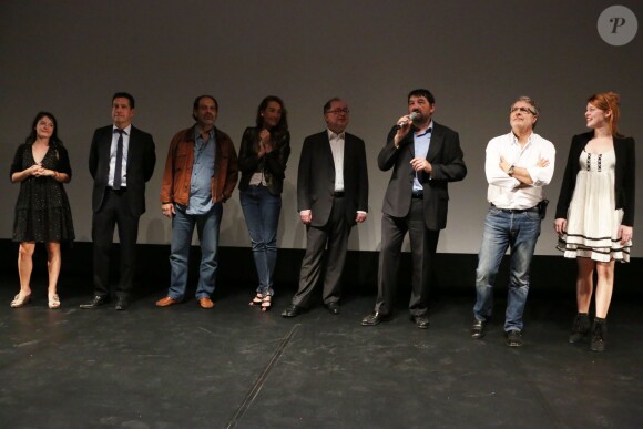 Présentation du téléfilm "L'escalier de fer", au Forum de l'image à Paris le 23 septembre 2013