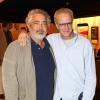 Paul Boujenah et Christophe Lambert pour la présentation du téléfilm "L'escalier de fer", au Forum de l'image à Paris le 23 septembre 2013