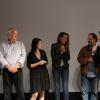 Annelise Hesme, Denis Malleval et l'equipe du film présentent "L'escalier de fer", au Forum de l'image à Paris le 23 septembre 2013