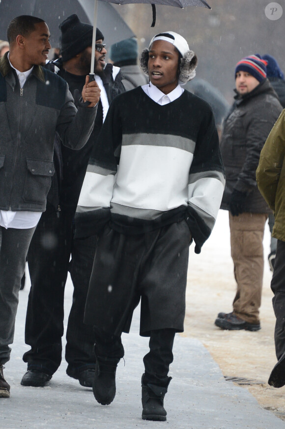 A$AP Rocky à Paris, le 21 janvier 2013.