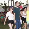 Robert Pattinson et Kristen Stewart au festival de musique de Coachella en Californie le 13 avril 2013