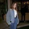 Adèle Exarchopoulos au défilé Balmain prêt-à-porter printemps-été 2014 au Grand Hôtel à Paris, le 26 septembre 2013.