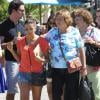 Eva Longoria et sa mère Ella en sortie shopping à Los Angeles, le samedi 28 septembre 2013.